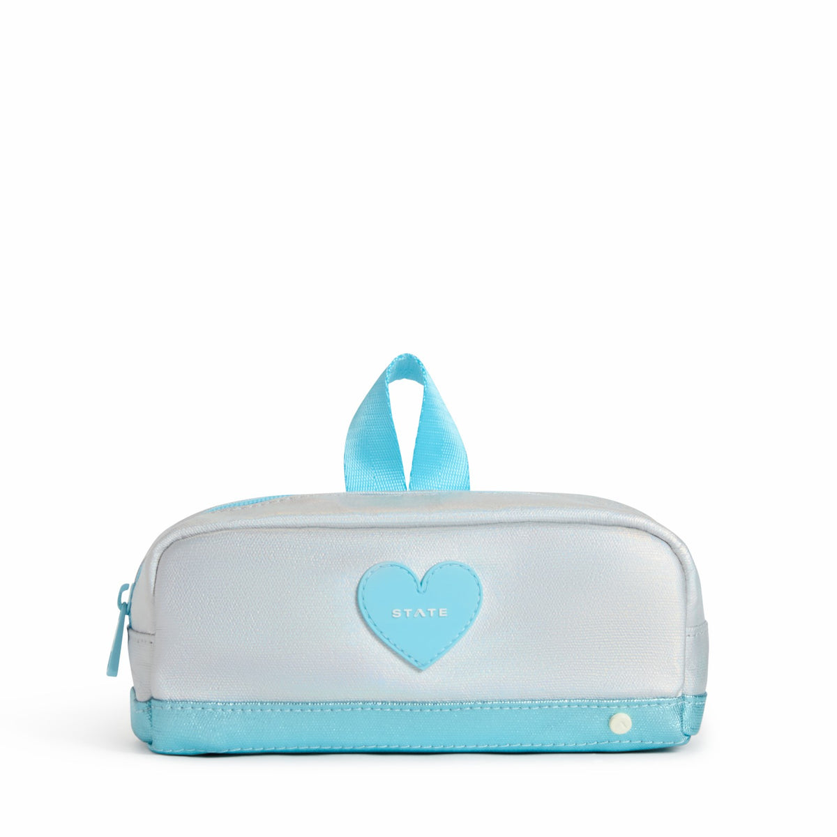 Clinton Pencil Case Metallic Blue Iridescent | State Bags Best Price
