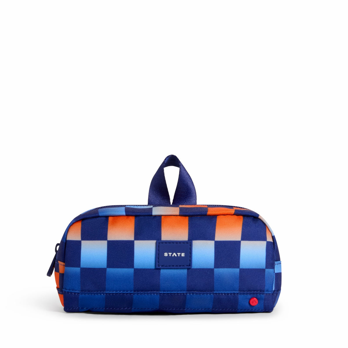 Clinton Pencil Case Gradient Checkerboard | State Bags Classic