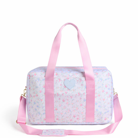 STATE x LoveShackFancy Wellington Weekender Nylon Confetti Bloom / Wildflower Blue | State Bags Recommended