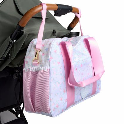 STATE x LoveShackFancy Bella Diaper Tote Confetti Bloom / Wildflower Blue | State Bags New