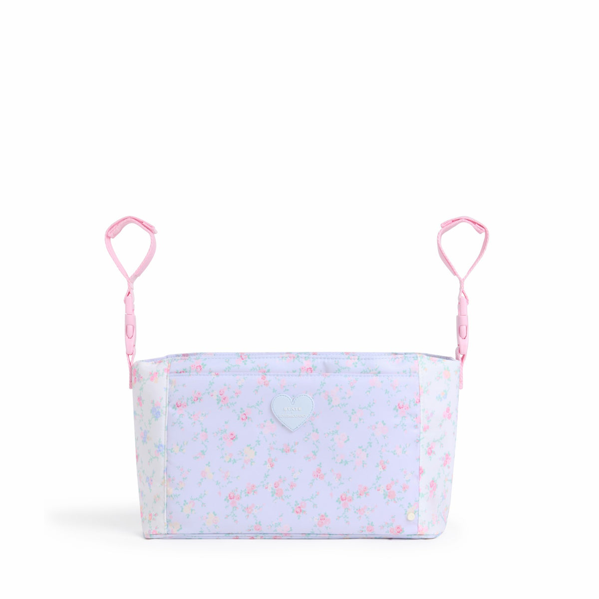 STATE x LoveShackFancy Stroller Organizer Nylon Confetti Bloom / Wildflower Blue | State Bags Signature