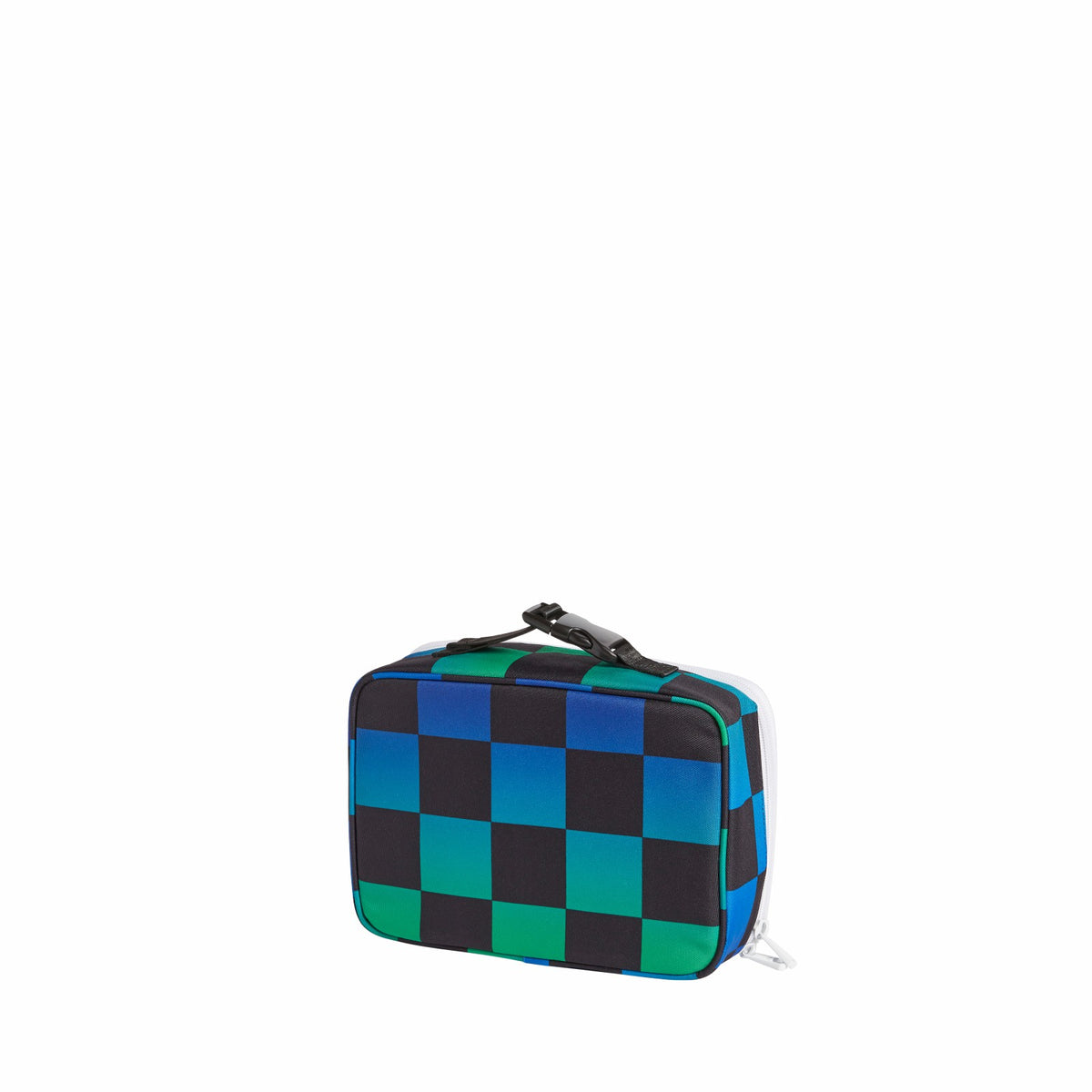 STATE Bags Rodgers Lunch Box Recycled Poly Canvas Blue Checkerboard | State Bags Special Offer
