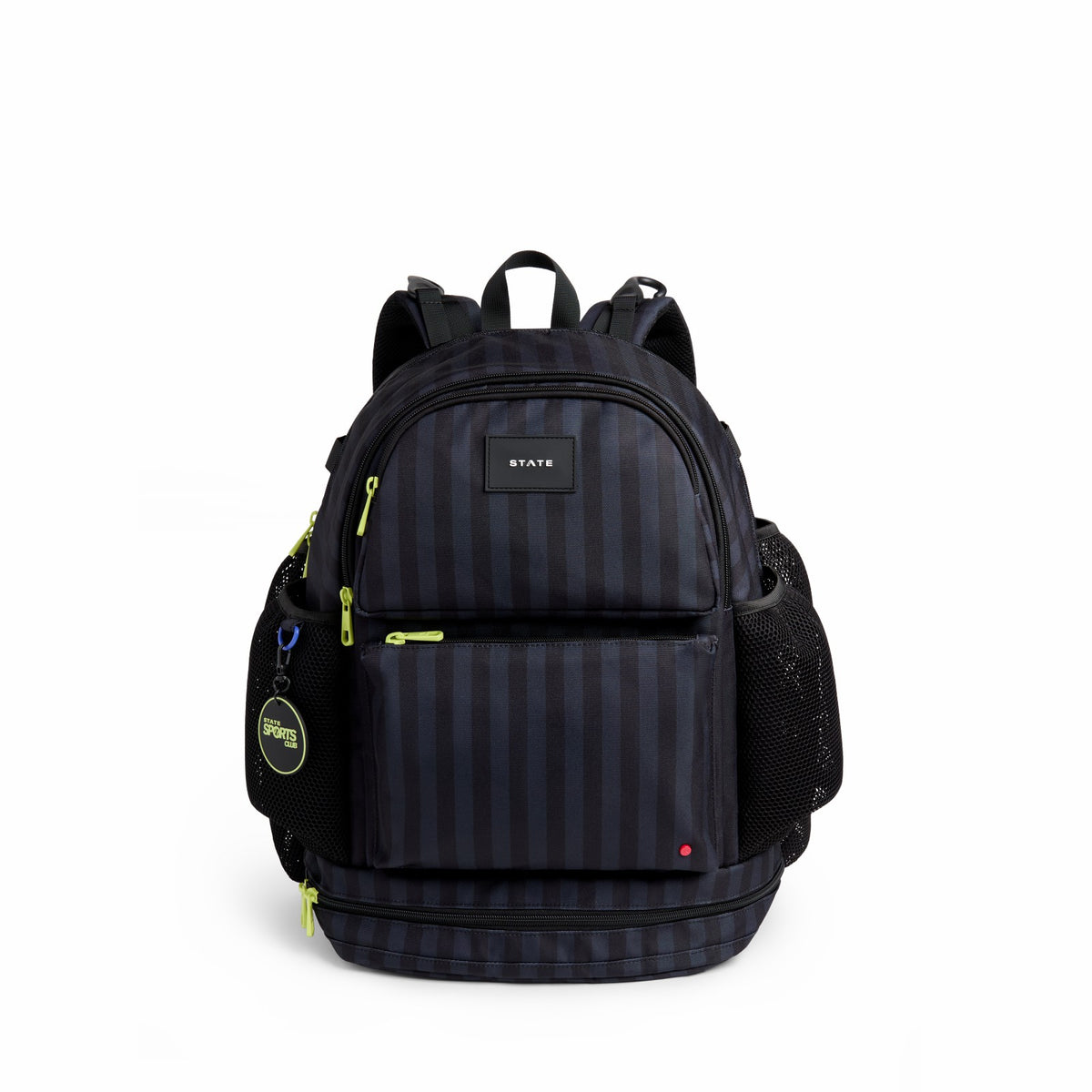 Shea Baseball Backpack Black Grey Striped | State Bags Sale