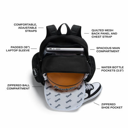 Ozzie Ball Backpack Red | State Bags New