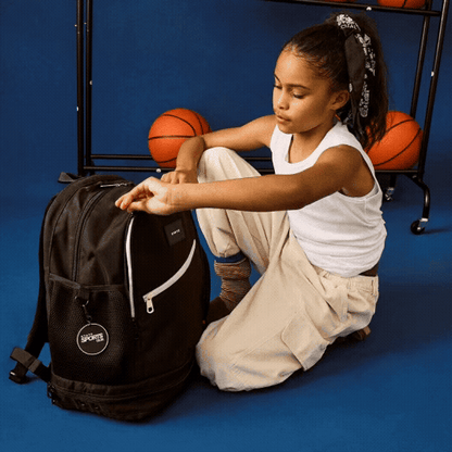 Ozzie Ball Backpack Red | State Bags New