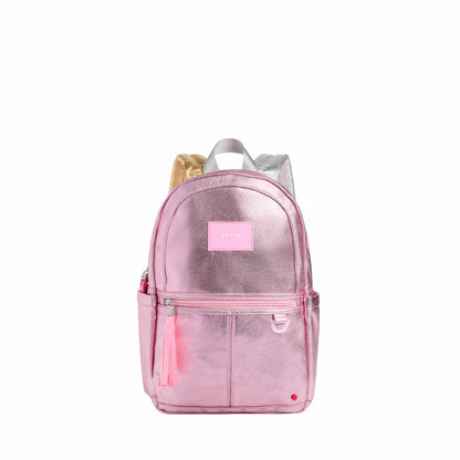 Kane Mini Backpack Metallic Pink/Silver | State Bags Recommended