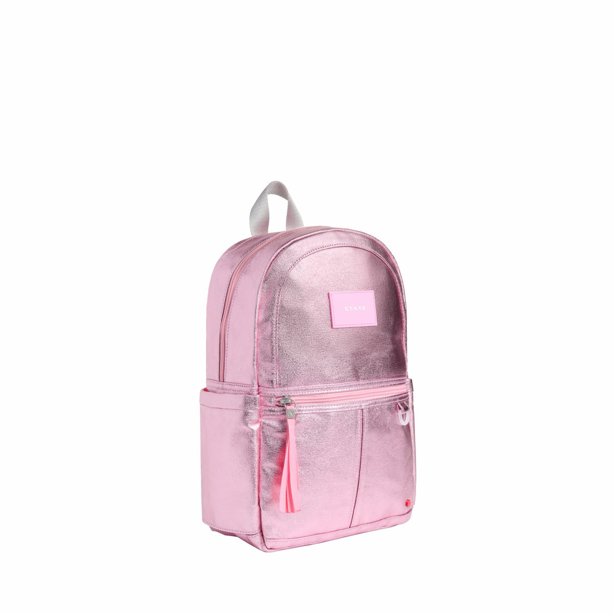 Kane Mini Backpack Metallic Pink/Silver | State Bags Recommended