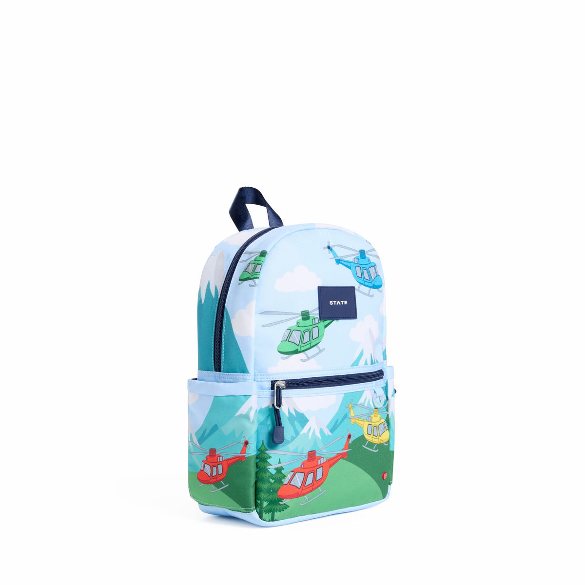 Kane Kids Mini Backpack Recycled Polycanvas Helicopters | State Bags Discount