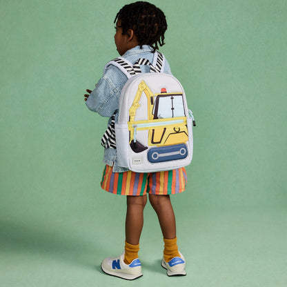 Kane Kids Mini Backpack Nylon Puffer Construction Truck | State Bags Hot Sale
