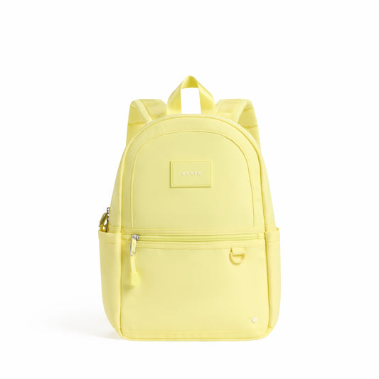 Kane Kids Mini Backpack Recycled Polycanvas Solid Butter Yellow | State Bags Exclusive