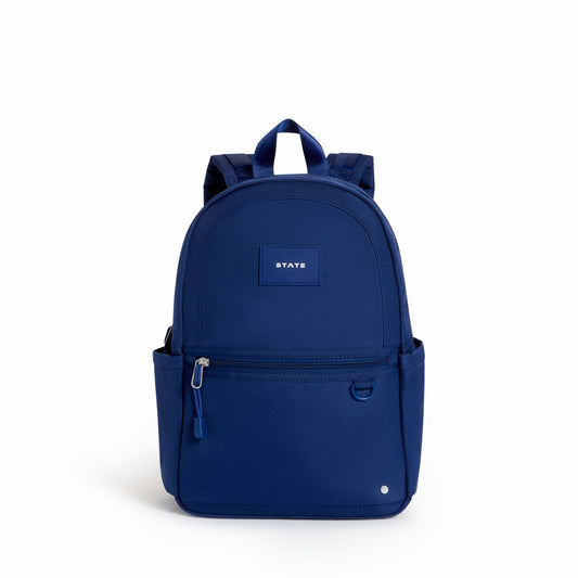 Kane Kids Mini Backpack Recycled Polycanvas Solid Navy | State Bags Discount