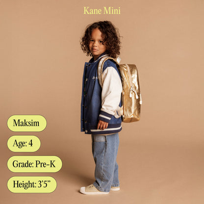 Kane Kids Mini Backpack Recycled Polycanvas Solid Navy | State Bags Discount