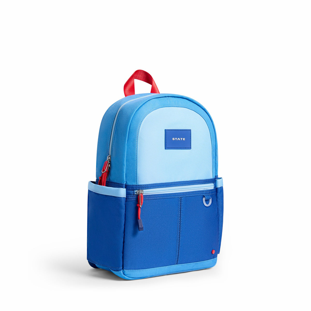 Kane Kids Mini Backpack Recycled Polycanvas Blue/Light Blue Colorblock | State Bags Popular