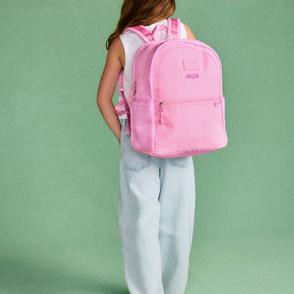 Kane Kids Double Pocket Recycled Polyester Canvas Pink | State Bags Exclusive
