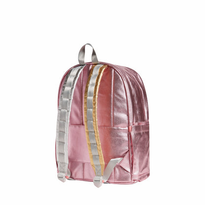 Kane Kids Large Backpack Metallic Pink/Silver | State Bags Great Value