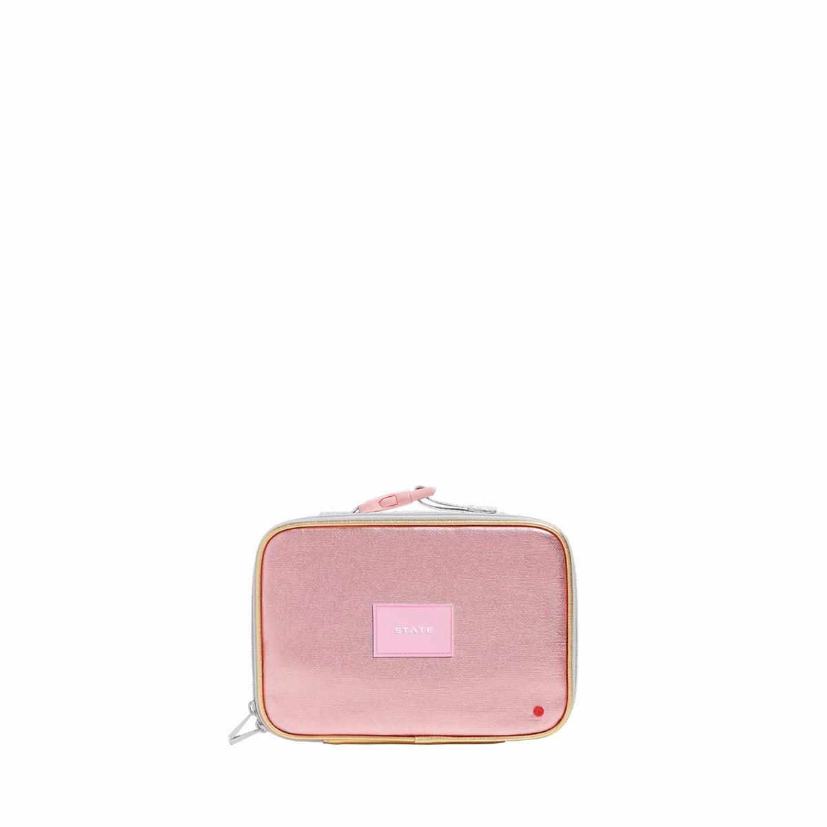 Rodgers Lunch Box Metallic Pink/Silver | State Bags Special Offer
