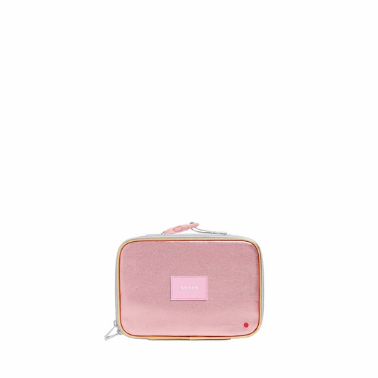 Rodgers Lunch Box Metallic Pink/Silver | State Bags Special Offer
