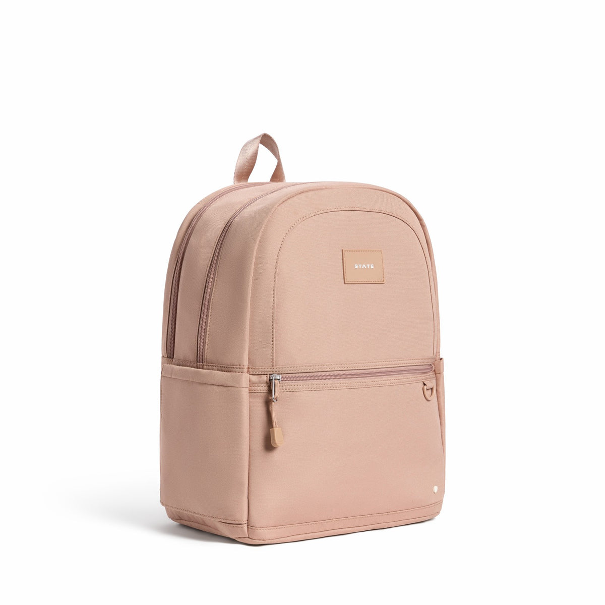 Kane Kids Double Pocket Recycled Polyester Canvas Mocha | State Bags Everyday