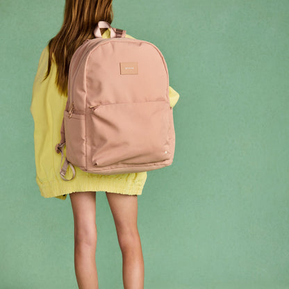 Reed Backpack Recycled Polycanvas Mocha | State Bags Signature