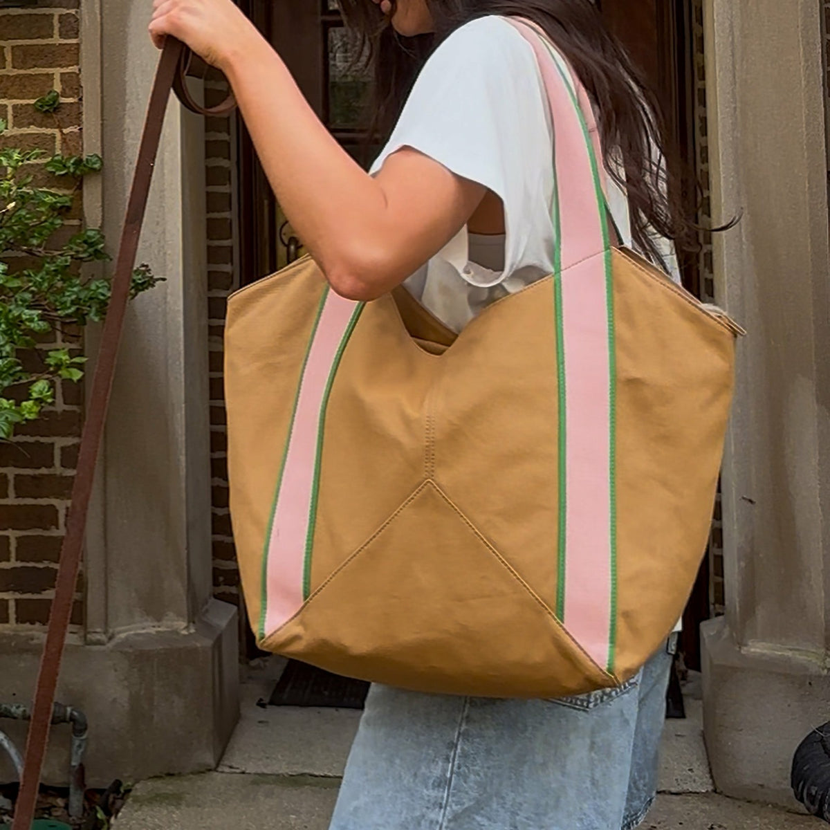 Beverly Tote Cotton Canvas Cinnamon | State Bags Best Price
