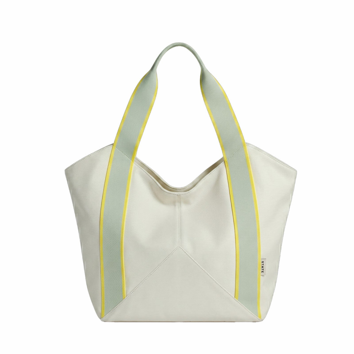 Beverly Tote Cotton Canvas Pristine | State Bags Customer Favorite