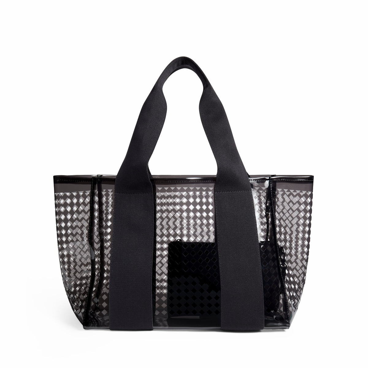 Wellington Cabana Tote Black Perforated TPU | State Bags Signature