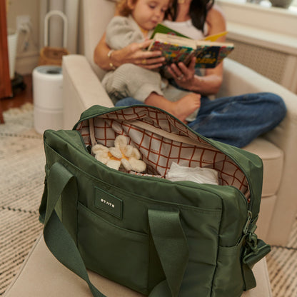 Jordan Diaper Tote Nylon Black | State Bags Value