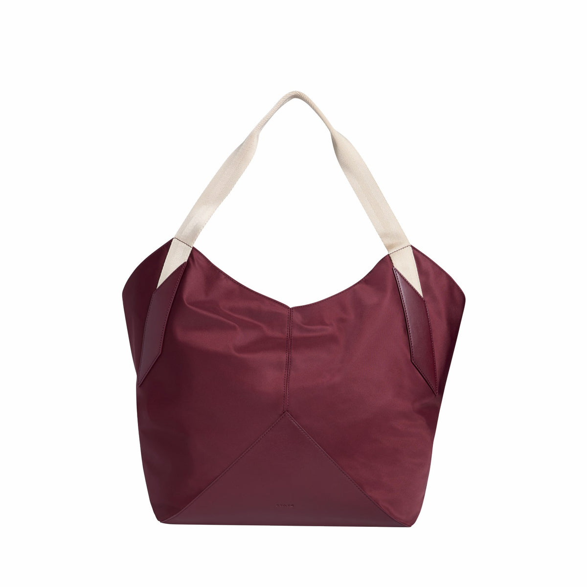 Beverly Tote Recycled Nylon Burgundy | State Bags Special Offer