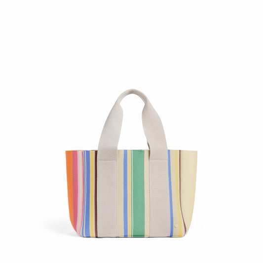Wellington Cabana Tote Mini Knit Rainbow | State Bags Essential
