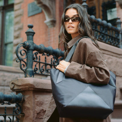 Beverly Tote Recycled Nylon Black | State Bags Smart Buy