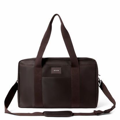 Wellington Weekender Nylon Brown | State Bags Classic