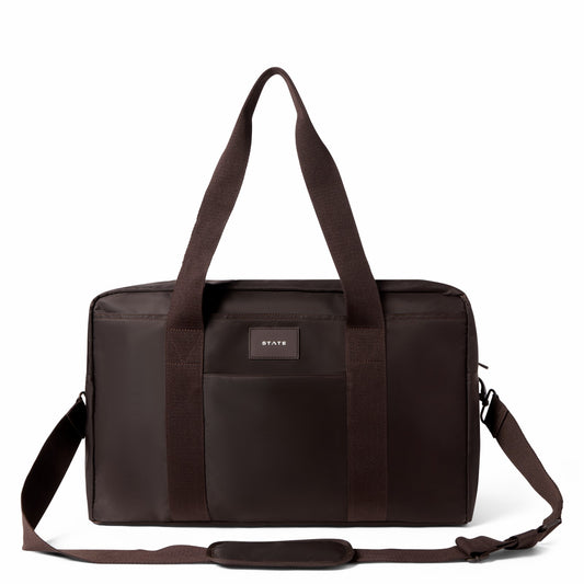 Wellington Weekender Nylon Brown | State Bags Classic