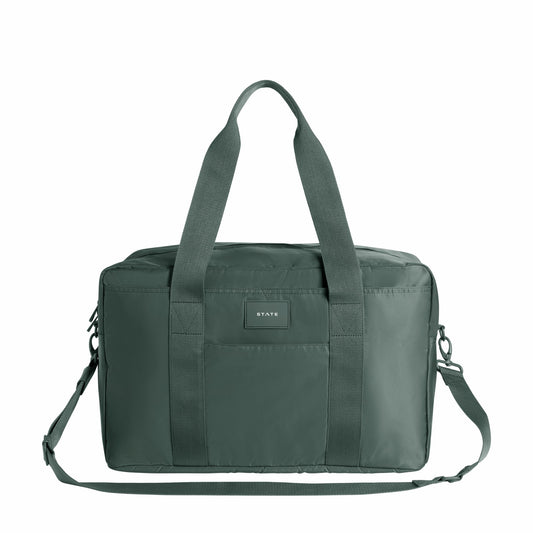 Wellington Weekender Nylon Olive | State Bags Smart Buy