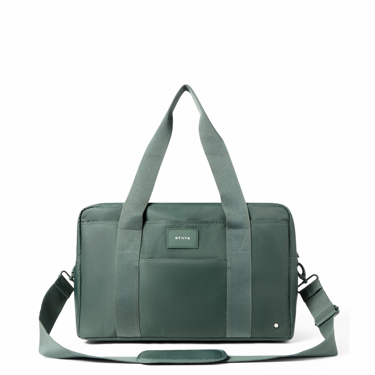Wellington Weekender Medium Nylon Olive | State Bags Trending