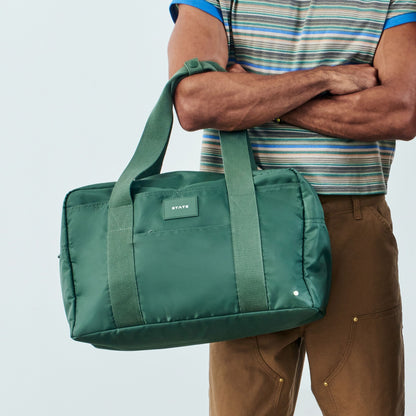 Wellington Weekender Medium Nylon Olive | State Bags Trending