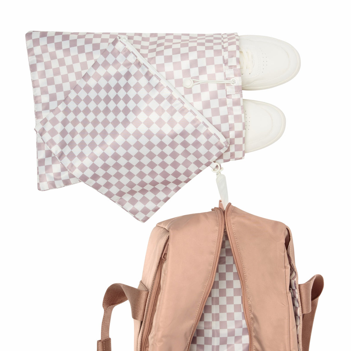 Wellington Weekender Nylon Latte | State Bags Latest