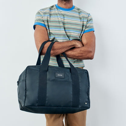 Wellington Weekender Medium Nylon Black | State Bags Great Value