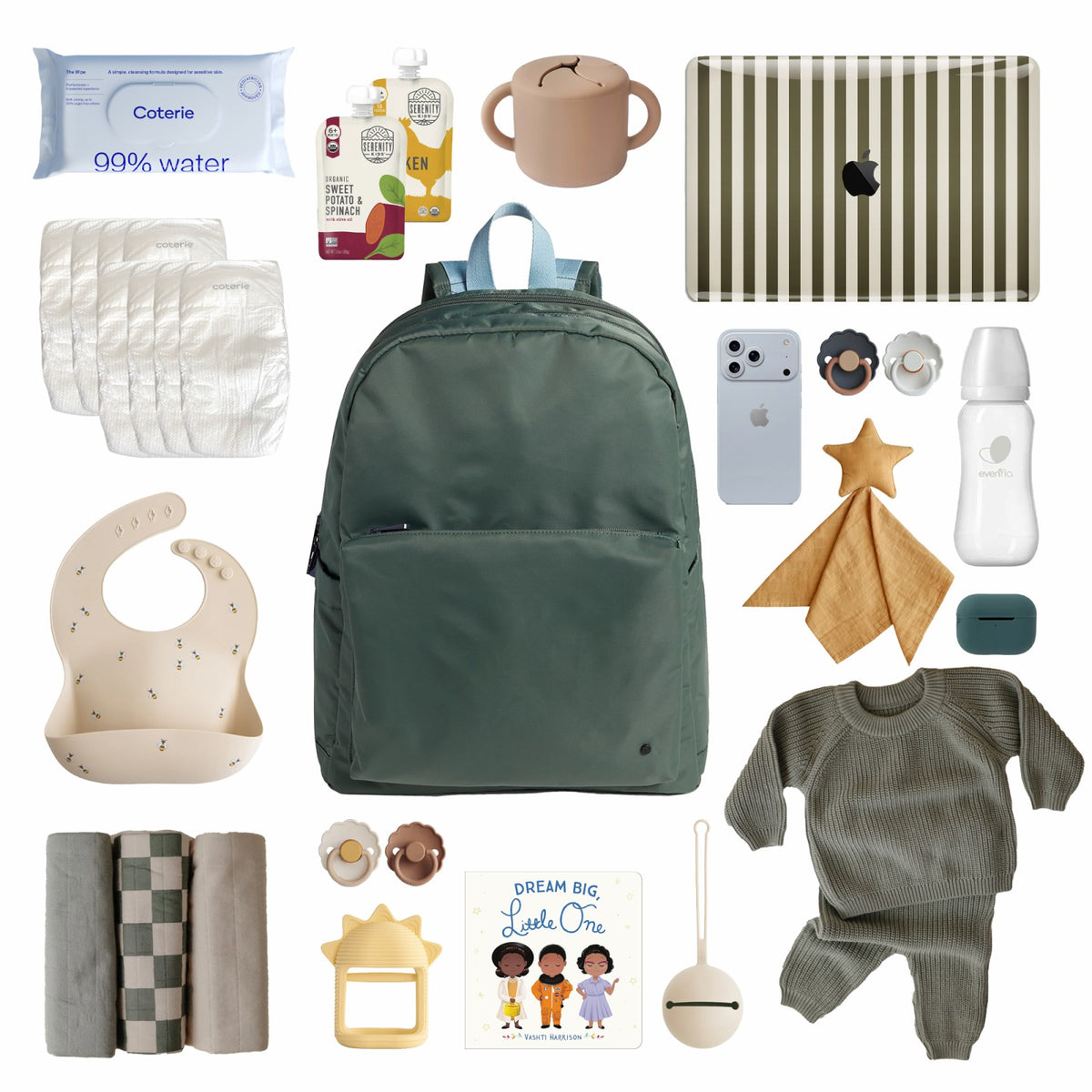Lorimer Diaper Bag Backpack Nylon Black | State Bags Classic