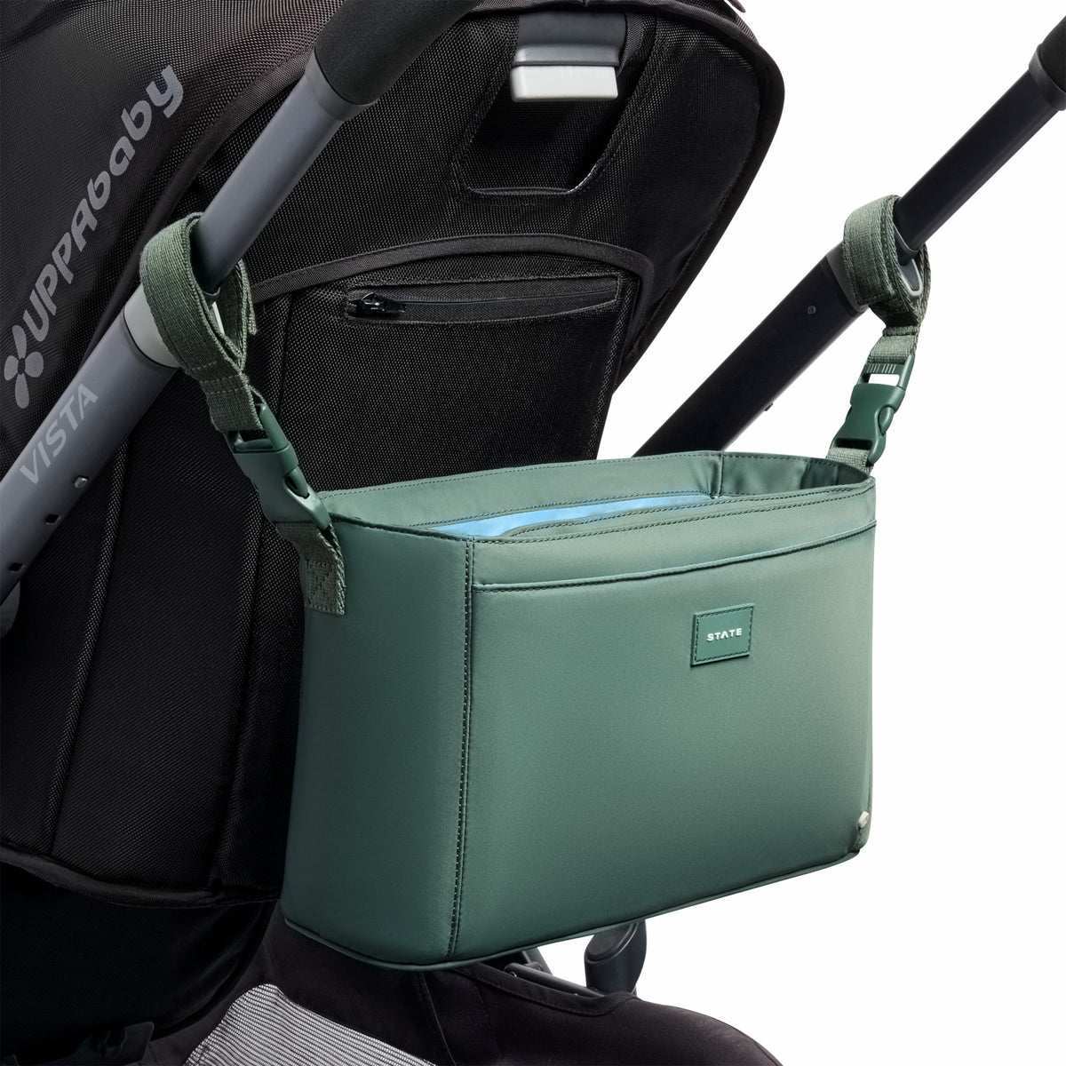 Stroller Organizer Nylon Olive | State Bags Smart Buy