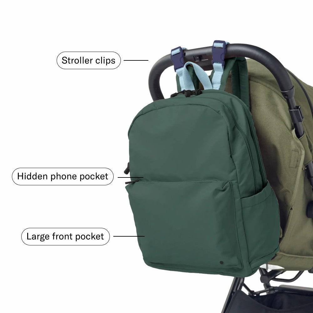 Lorimer Diaper Bag Backpack Nylon Black | State Bags Trending