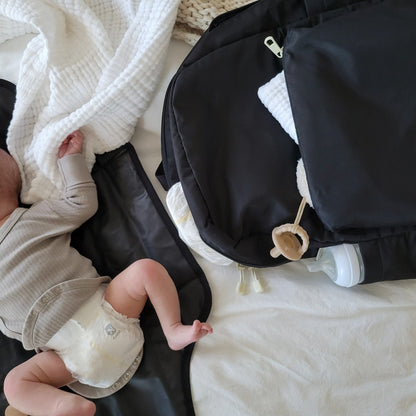 Lorimer Diaper Bag Nylon Ice Blue | State Bags Customer Favorite