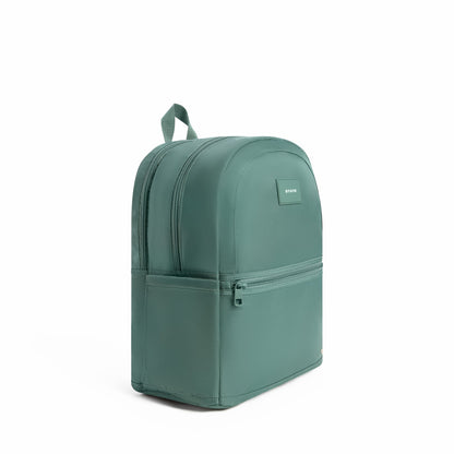 Evans Double Pocket Backpack Recycled Nylon Olive | State Bags Best Seller