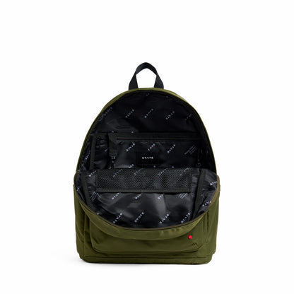Lorimer Backpack Nylon Olive | State Bags Best Seller