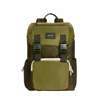Grove Rucksack Nylon Olive | State Bags Discount