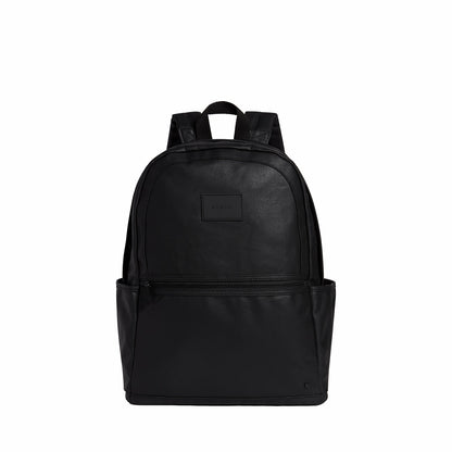 Kane Double Pocket Large Backpack Coated Canvas Black | State Bags Best Seller