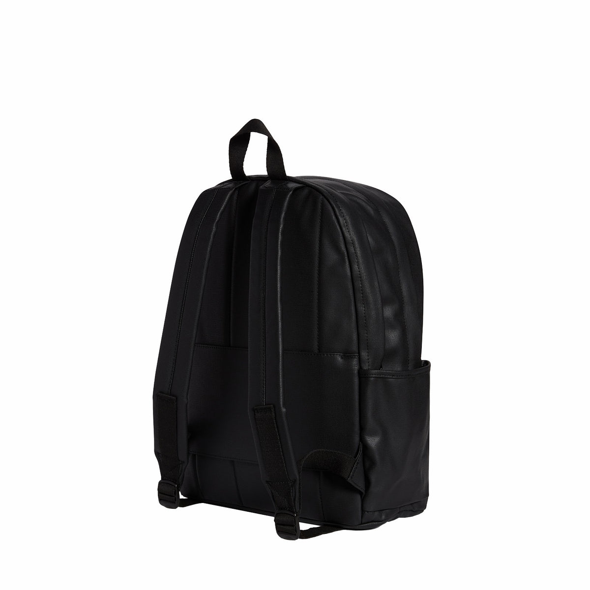 Kane Double Pocket Large Backpack Coated Canvas Black | State Bags Best Seller