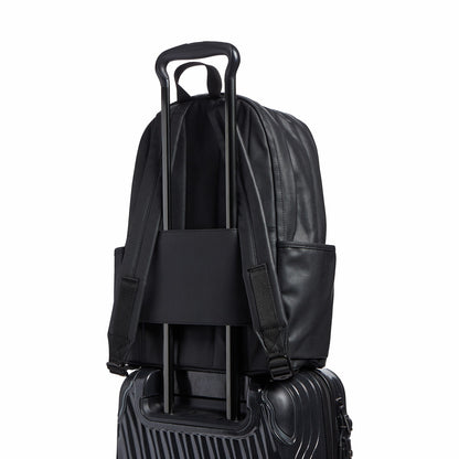 Kane Double Pocket Large Backpack Coated Canvas Black | State Bags Best Seller