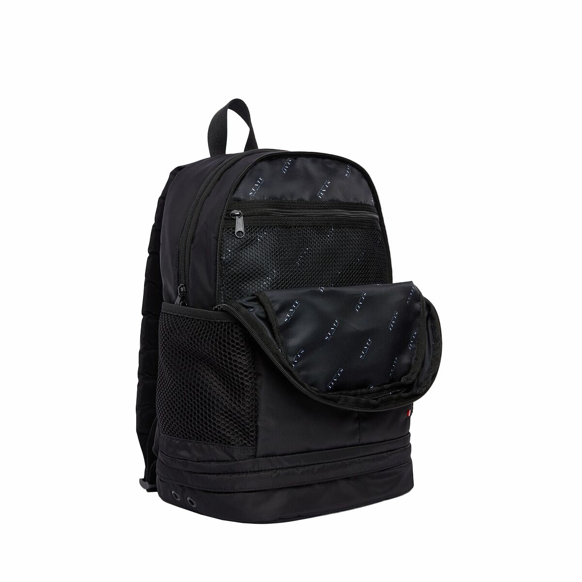 Lenox with Shoe Pocket Backpack Nylon Black | State Bags Featured
