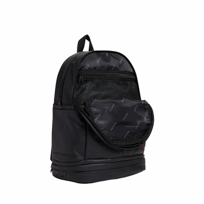 Lenox with Shoe Pocket Backpack Coated Canvas Black | State Bags Smart Buy