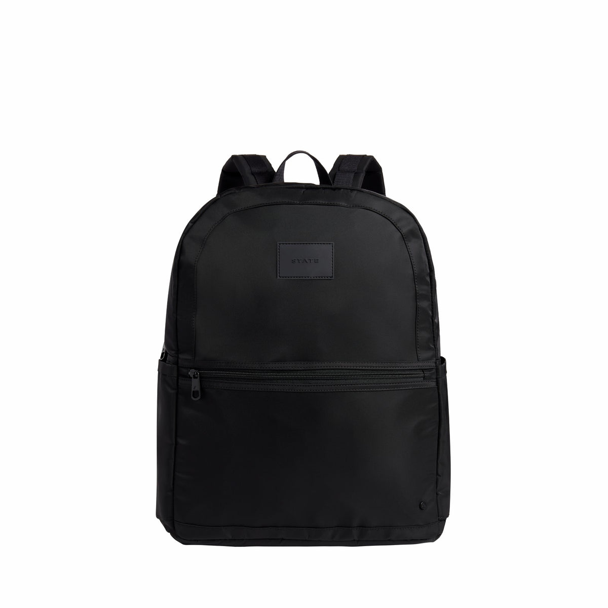 Evans Double Pocket Large Backpack Nylon Black | State Bags Best Seller